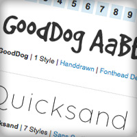 There are a variety of fonts available on the web for use, some very unique ones should just be used as headers, and others can give plain text areas a little bit of attitude.